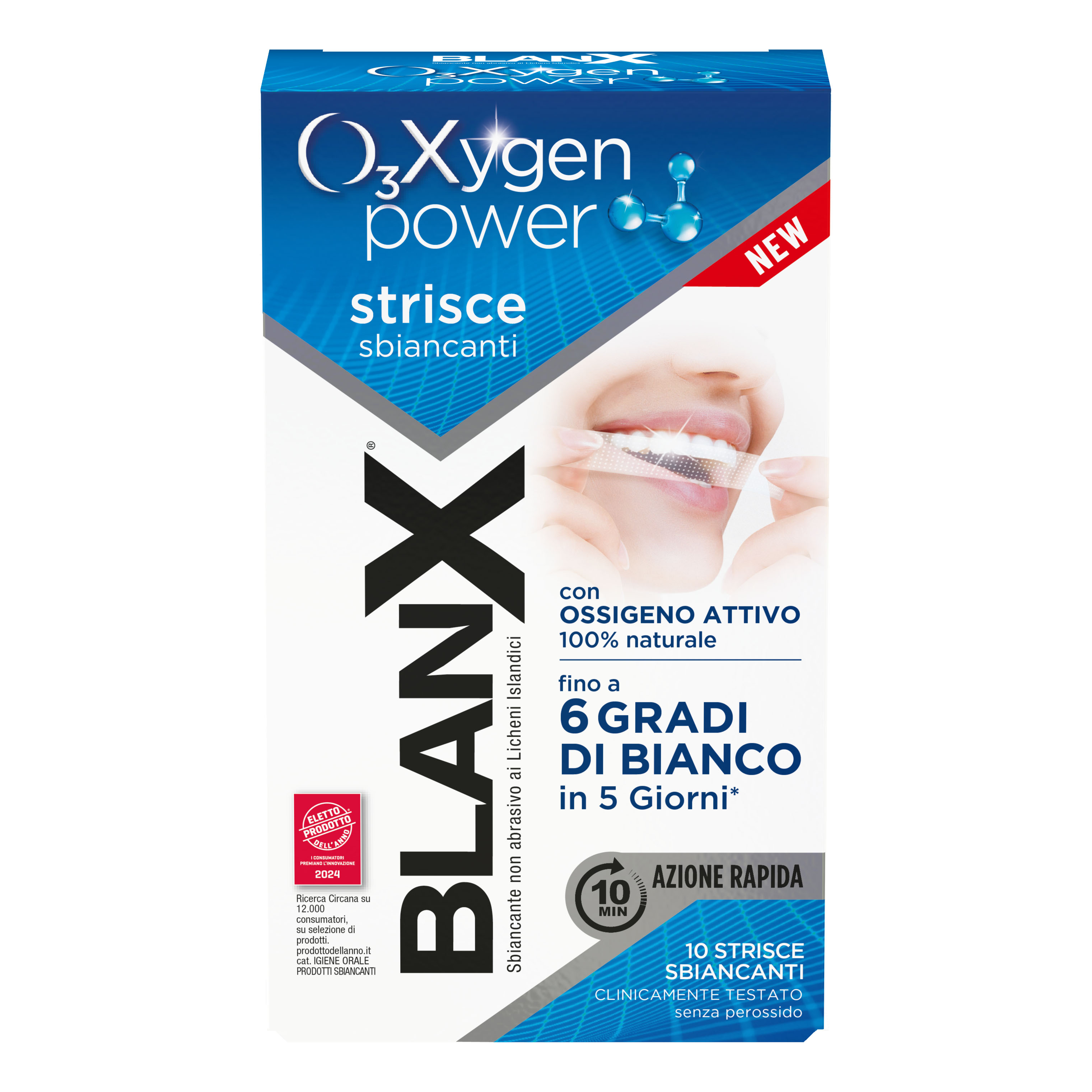 O₃x Oxygen Power Strisce Sbiancanti 10 Pz - Immagine 3