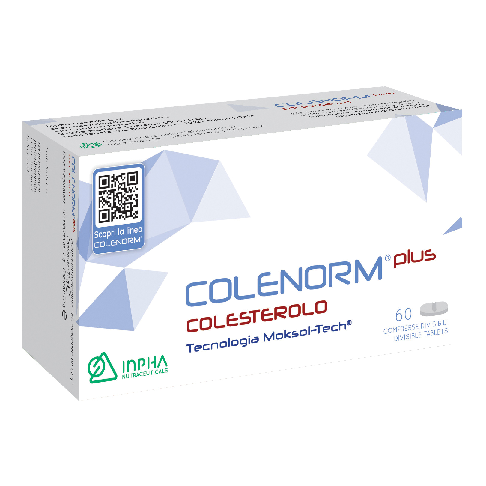 Inpha Duemila Rosso Colenorm Plus Integratore Per Colesterolo 60 Compresse - Immagine 2