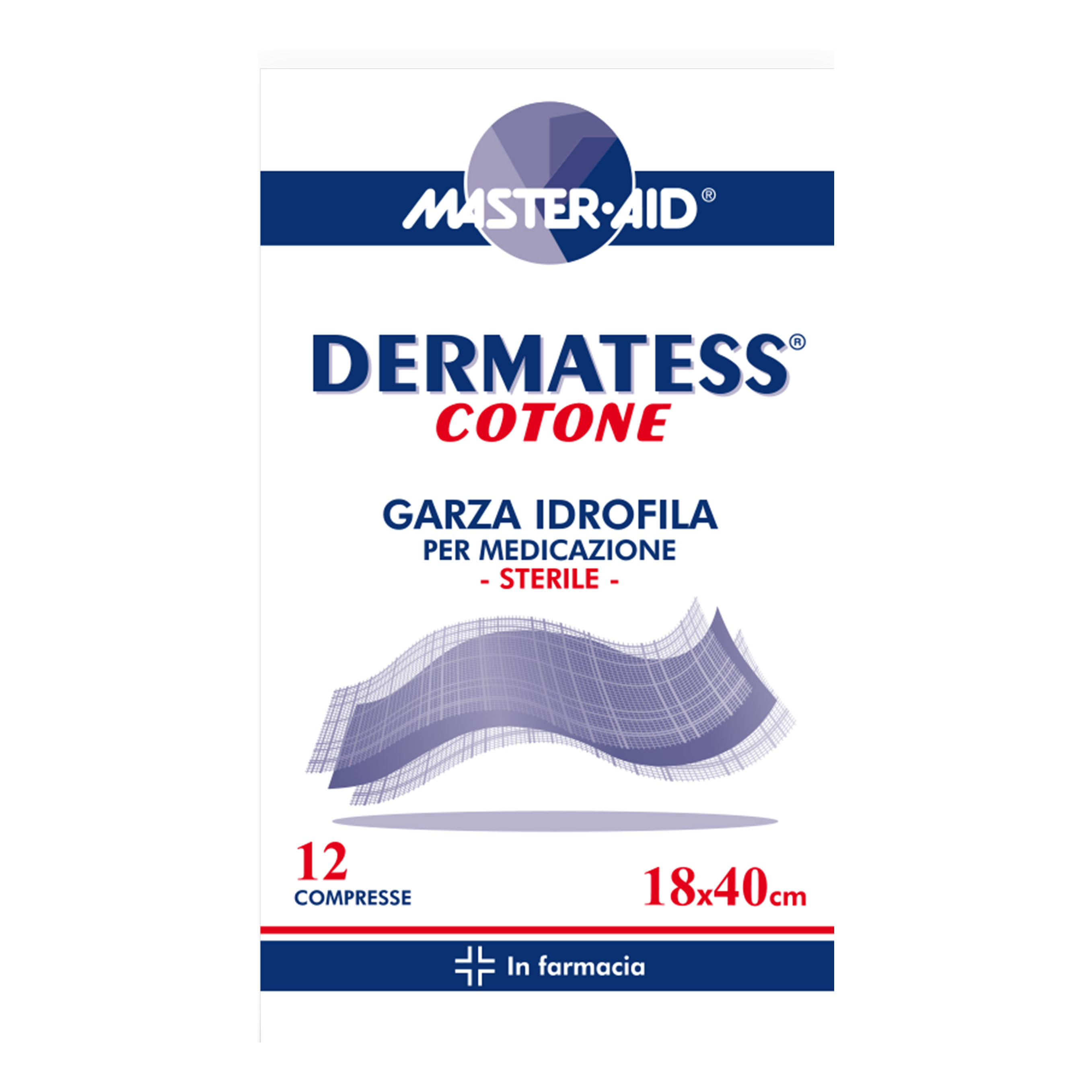 Pietrasanta Pharma Dermatess Garza Sterile In Cotone Per Ferite Misura 18X40 Cm 12 Pezzi - Immagine 5