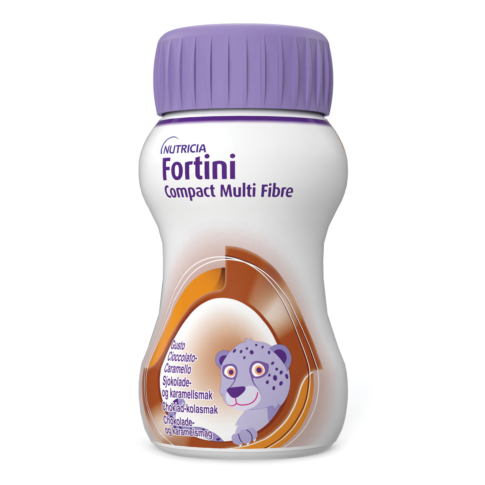 Nutricia Fortini Compact Multi Fibre Cioccolato Caramello 4 Bottiglie Da 125 Ml - Immagine 3
