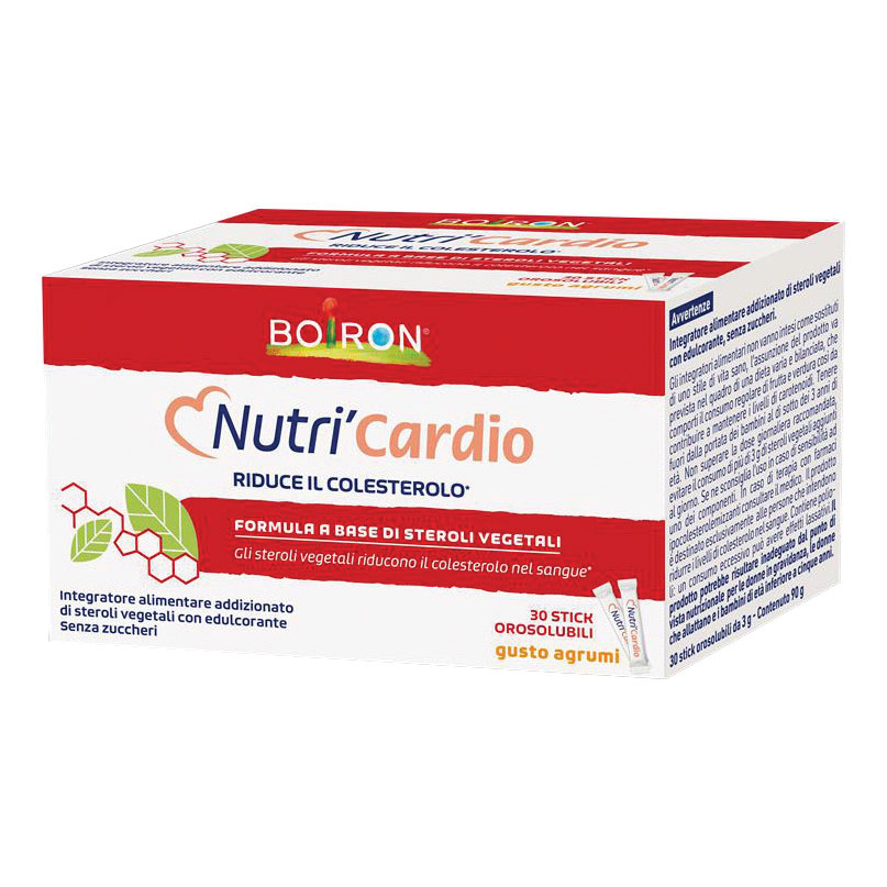 Boiron Rosso Nutri'cardio Integratore Per Colesterolo Senza Monacolina Gusto Agrumi 30 Stick - Immagine 3