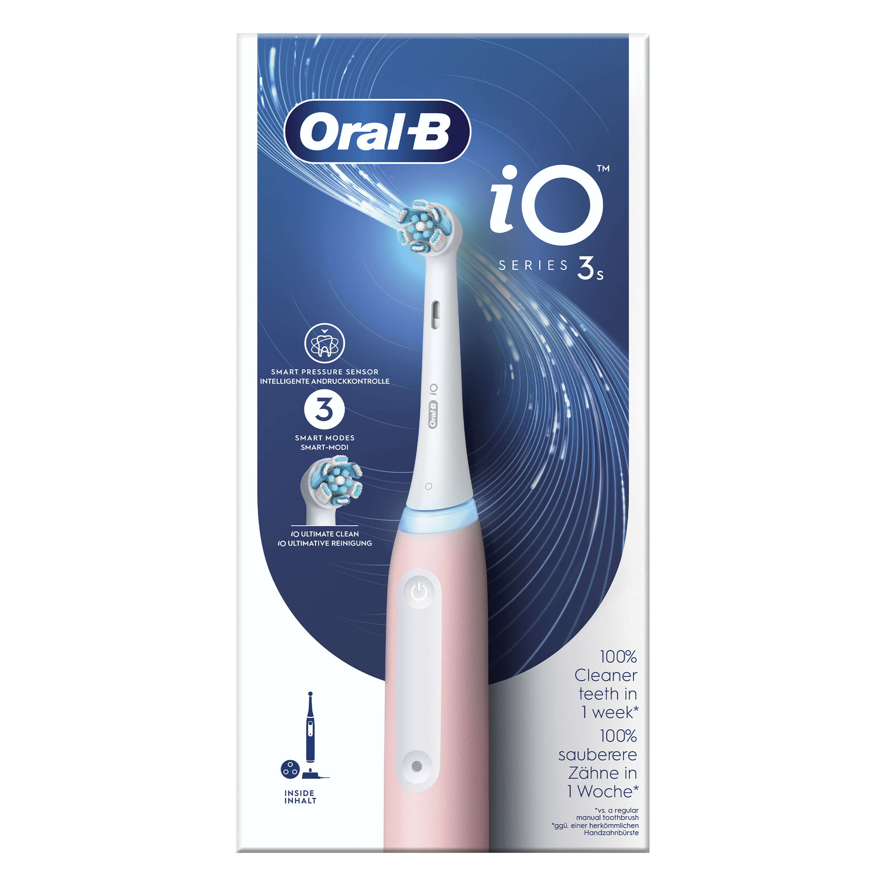 Oral-B IO 3S Spazzolino Elettrico Ricaricabile Rosa - Immagine 4