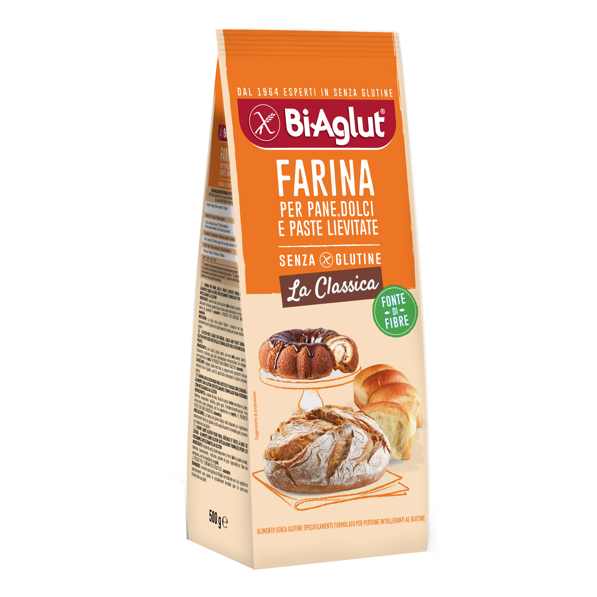 Biaglut Farina Senza Glutine Classica Per Pane E Dolci 500 G - Immagine 7