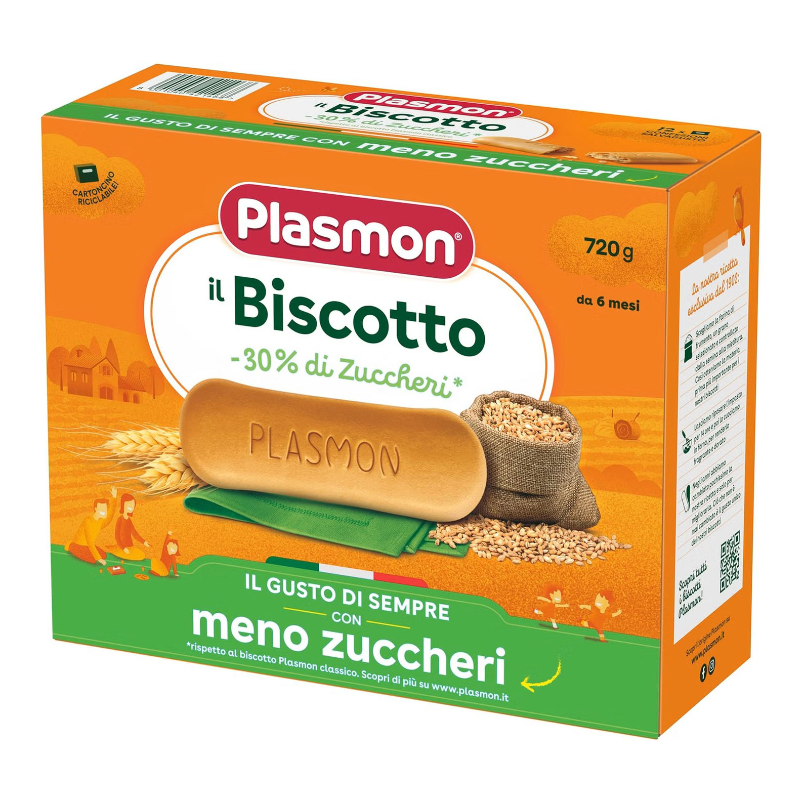 Plasmon Grano Biscotto Con Il -30% Di Zucchero 320 G - Immagine 9