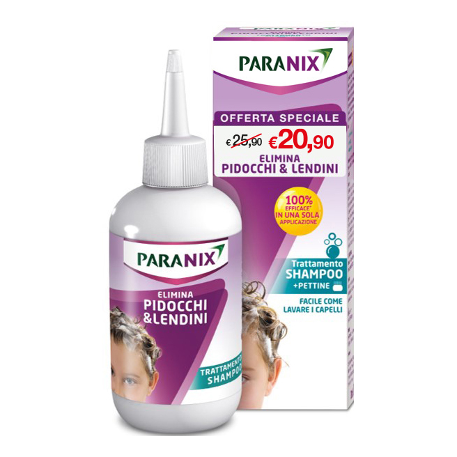 Paranix Shampoo Trattamento Per Pidocchi E Lendini 200 Ml - Immagine 7