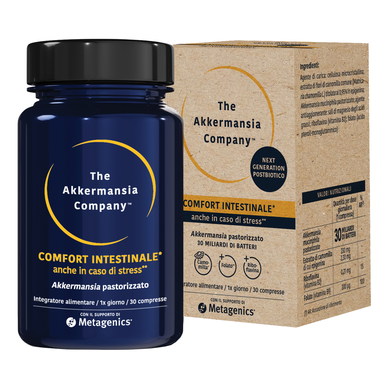 Akkermansia Intestino Integratore Benessere Digestivo 30 Compresse - Metagenics - Immagine 10