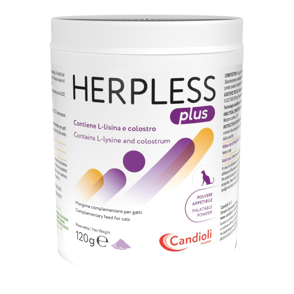Candioli Herpless Plus Polvere 120 G G Per Soluzione Orale - Immagine 6