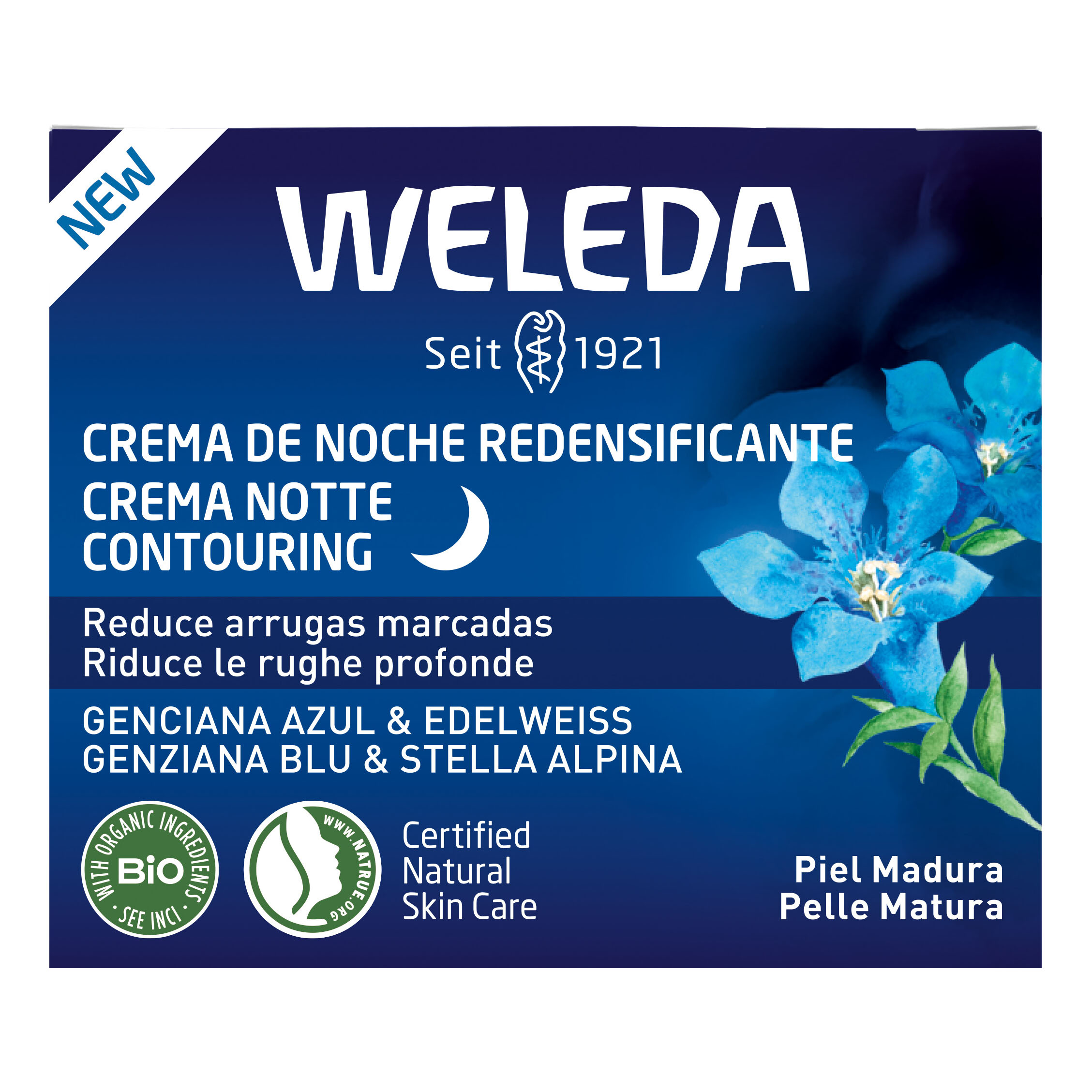 Blu Weleda Trattamento Notte Genziana E Stella Alpina 40 Ml - Immagine 7