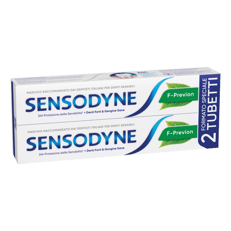 Sensodyne - F-Previon Fresh Mint Dentifricio - 2 Pezzi Da 75Ml - Immagine 9