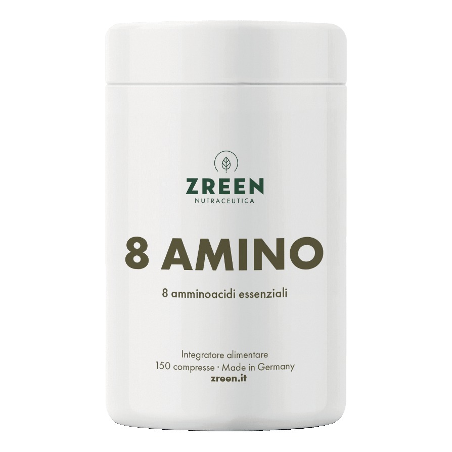 Zreen (Ex Natugena) Zreen Natugena 8 Amino Integratore Di Aminoacidi Essenziali Vegano 150 Compresse - Immagine 4