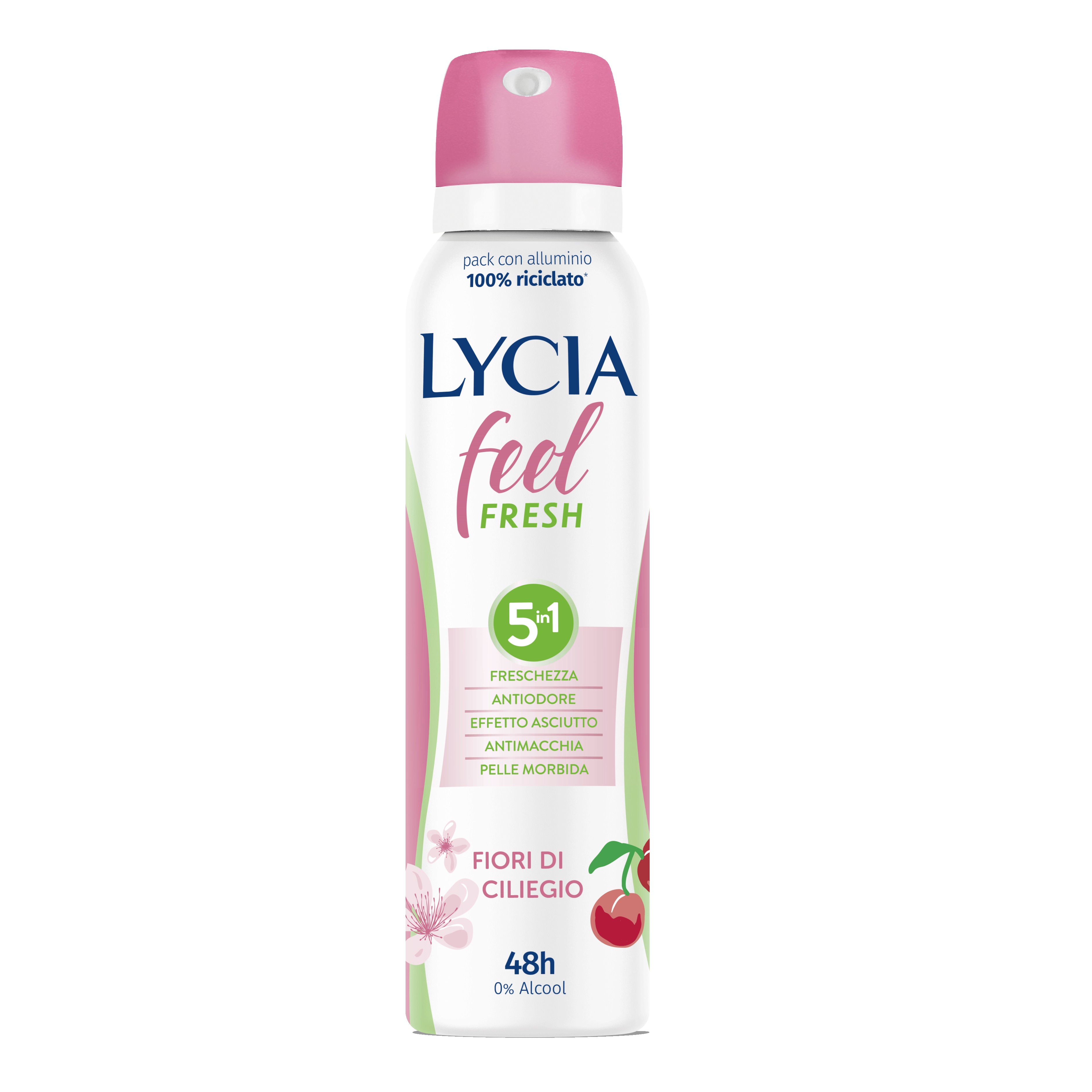 Lycia Deo Gas Feel Fresh Fiori di Ciliegio 150 ml - Sodalco - Immagine 9
