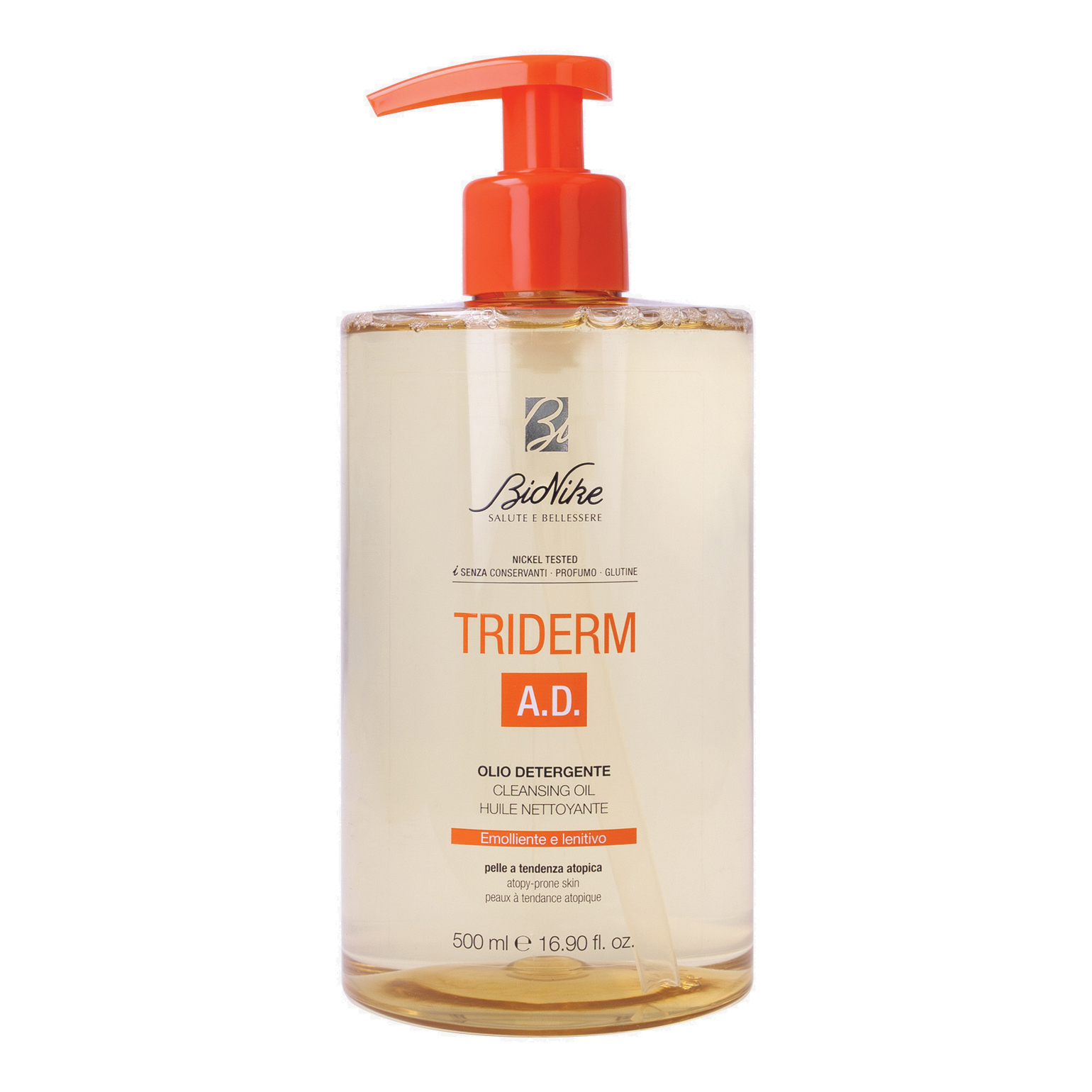 Bionike Triderm AD - Olio Detergente Per Pelle A Tendenza Atopica 500 ml - Immagine 5