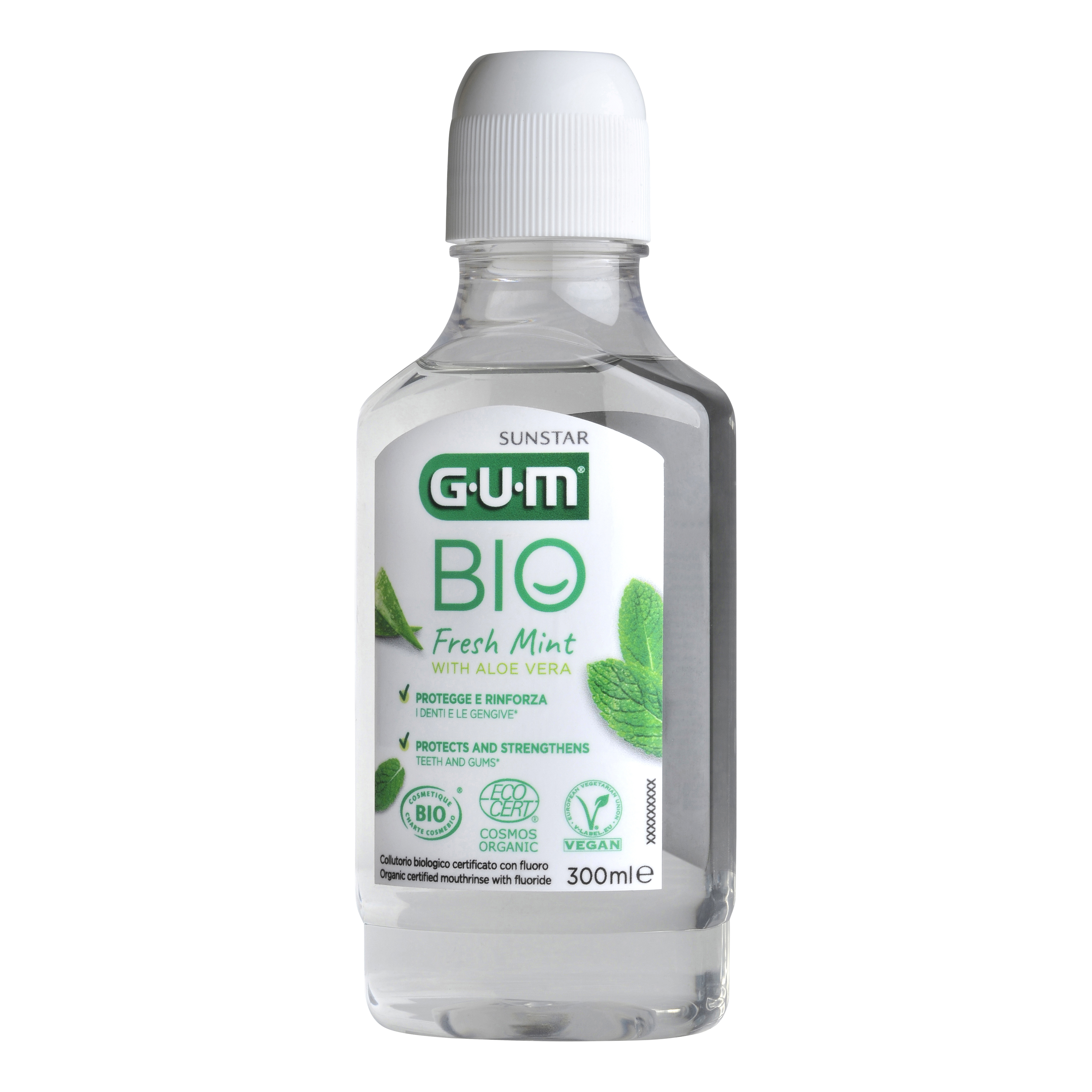 Gum BIO Fresh Mint Con Aloe Vera Collutorio 300ml - Immagine 3