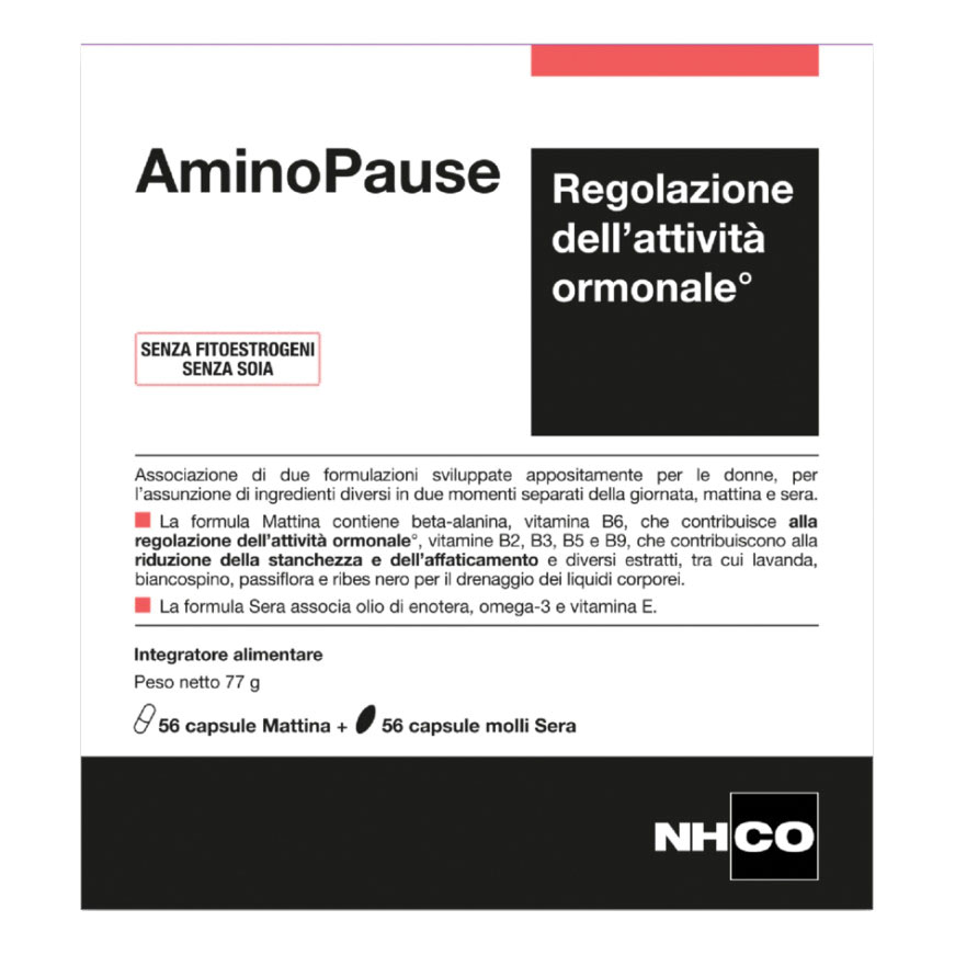 Nhco Aminopause Integratore Per La Menopausa 56 + 56 Capsule - Immagine 7