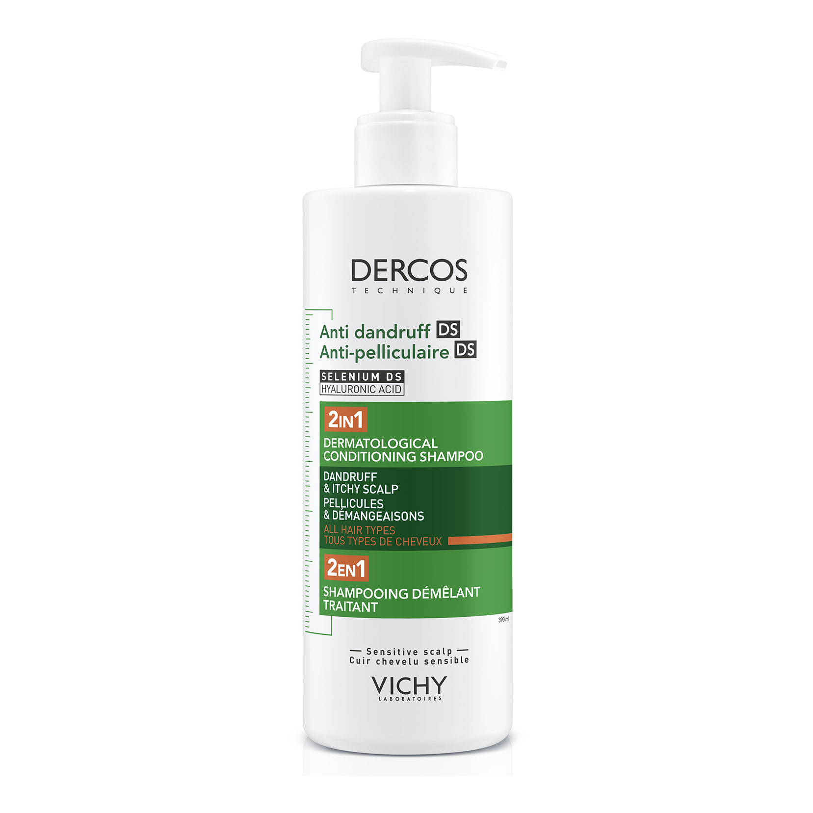 Vichy , Shampoo, Dercos 2In1 Antiforfora (Shampoo Liquido, 390 Ml) - Immagine 8
