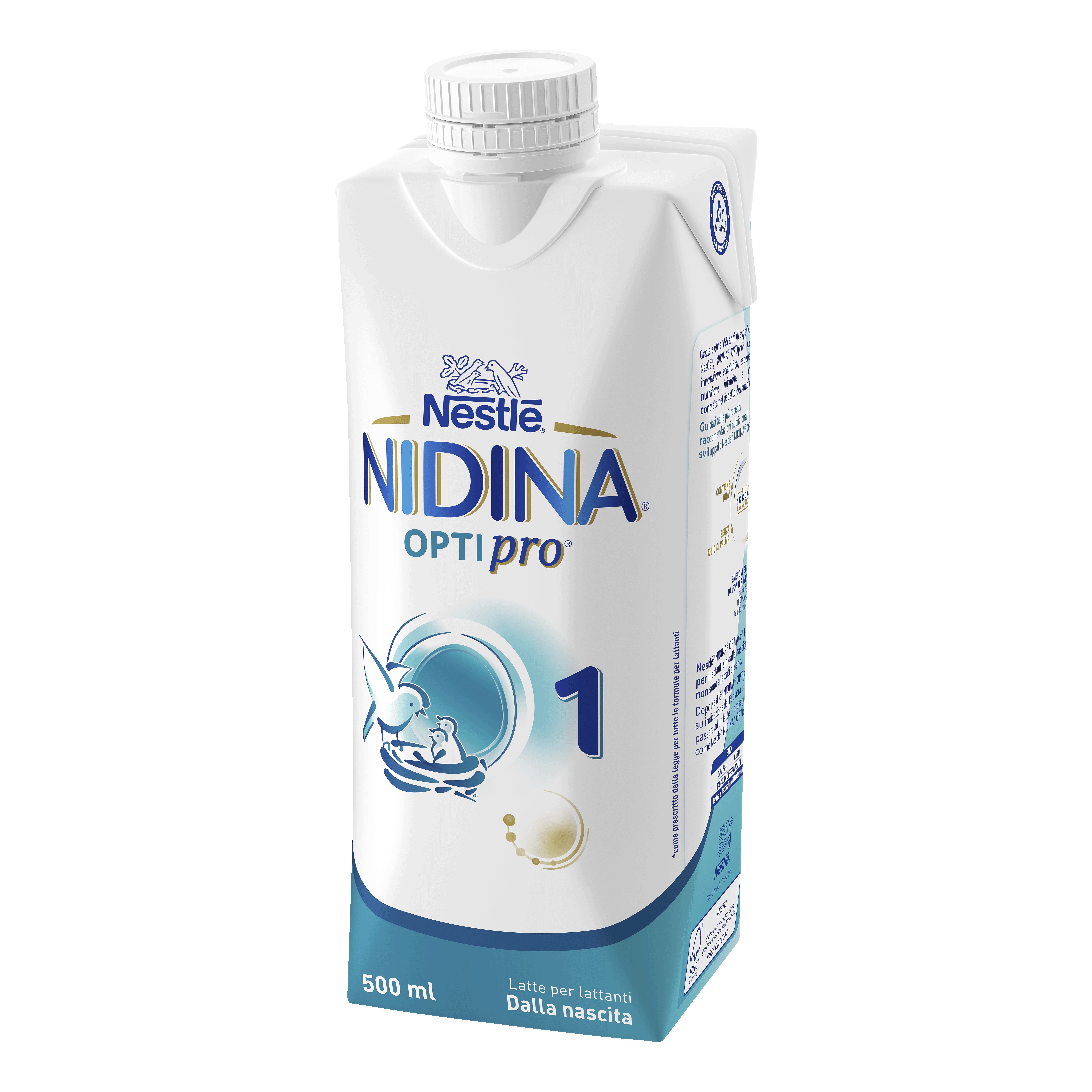 Nidina Optipro 1 Liquido Latte Per Neonati Pronto All'uso 500Ml - Immagine 4