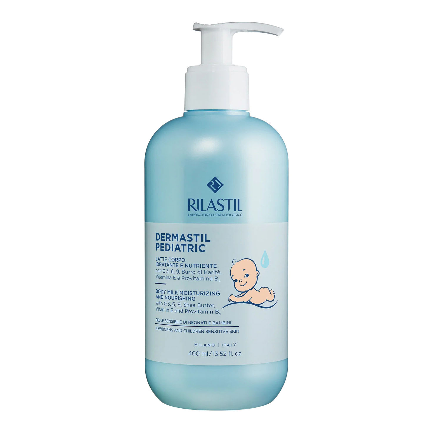 Istituto Ganassini Rilastil Dermastil Pediatric Latte Corpo Ng 400 Ml - Immagine 3