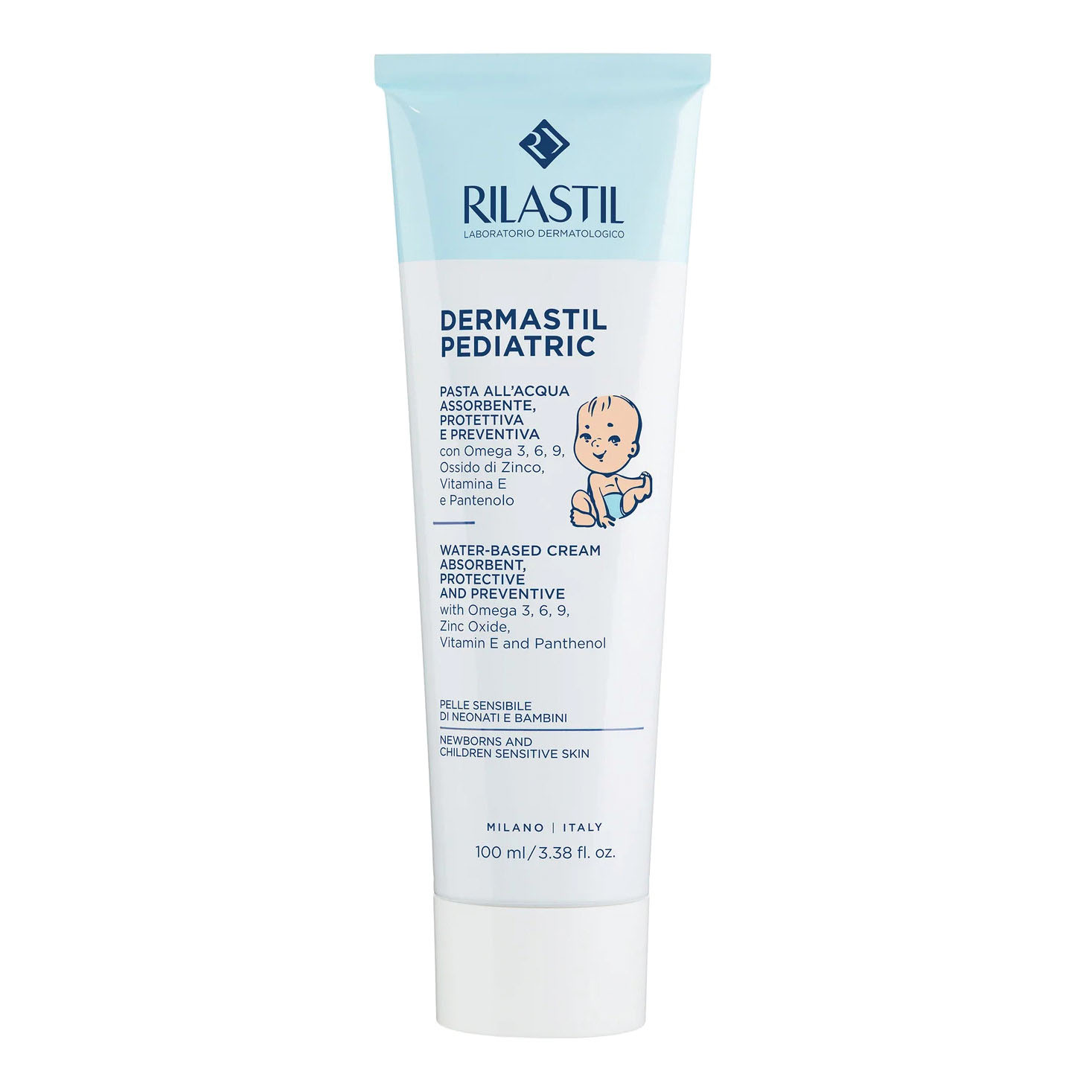 Rilastil Dermastil Pediatric Pasta All´Acqua - Immagine 4