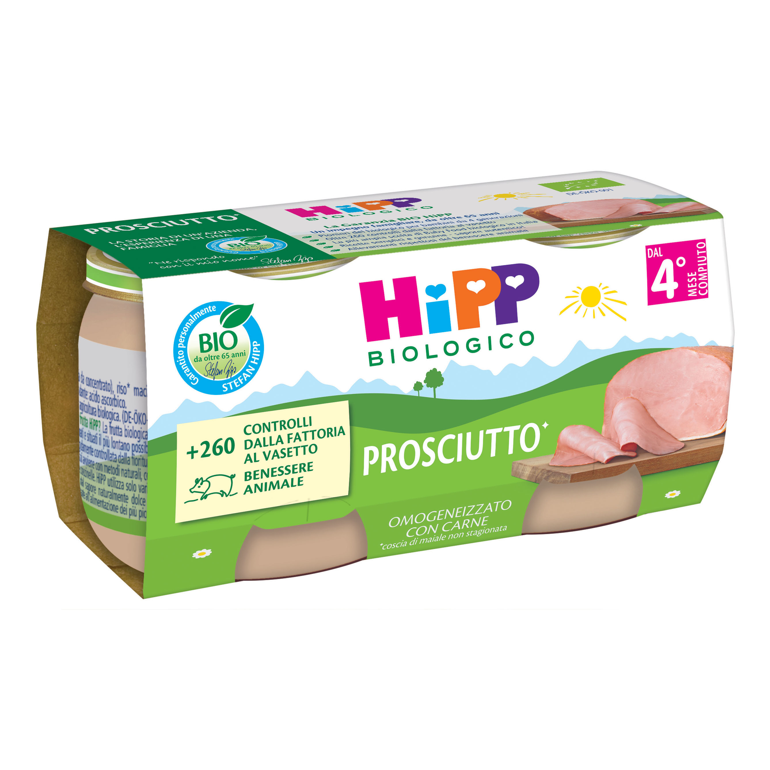 Hipp omogeneizzato prosciutto 2x80g - Immagine 10