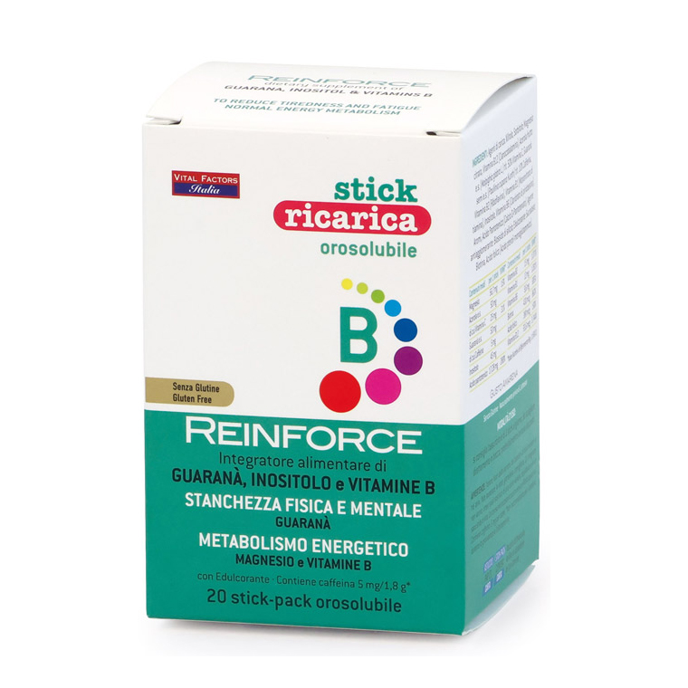 Vital Factors Integratore Reinforce Vitamine B Con Acerola, 20 Stick - Immagine 3