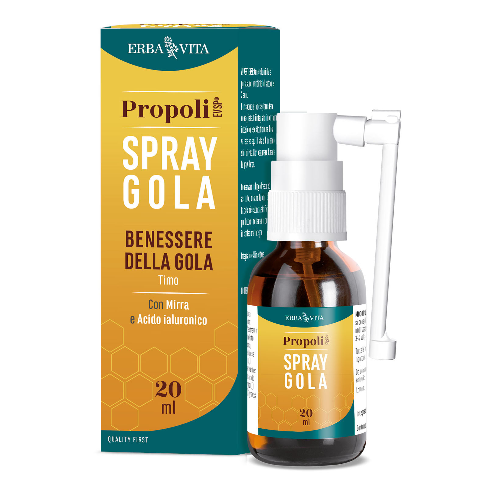 Erba Vita Propoli Spray Gola 20 Ml Y24 - Immagine 4
