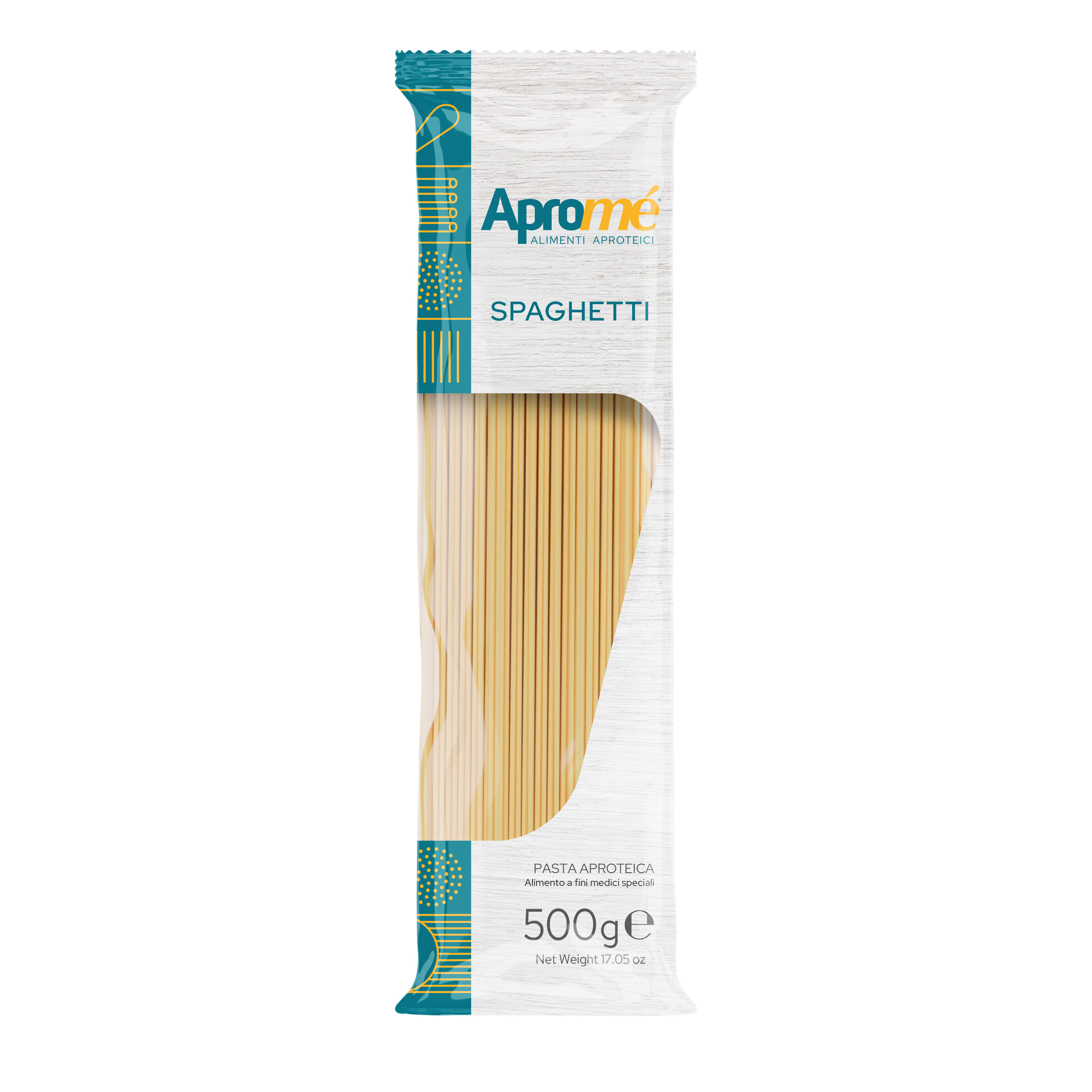 APROME Spaghetti - Pasta aproteica 500 G - Immagine 3