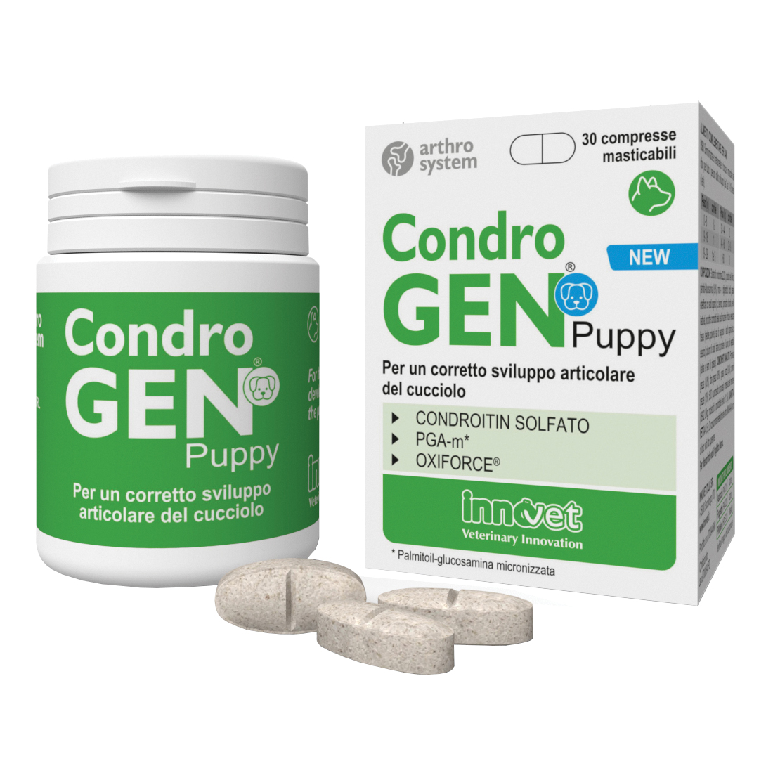 Innovet Italia Condrogen Puppy Integratore Per Articolazioni Cuccioli Di Cane 30 Compresse - Immagine 4