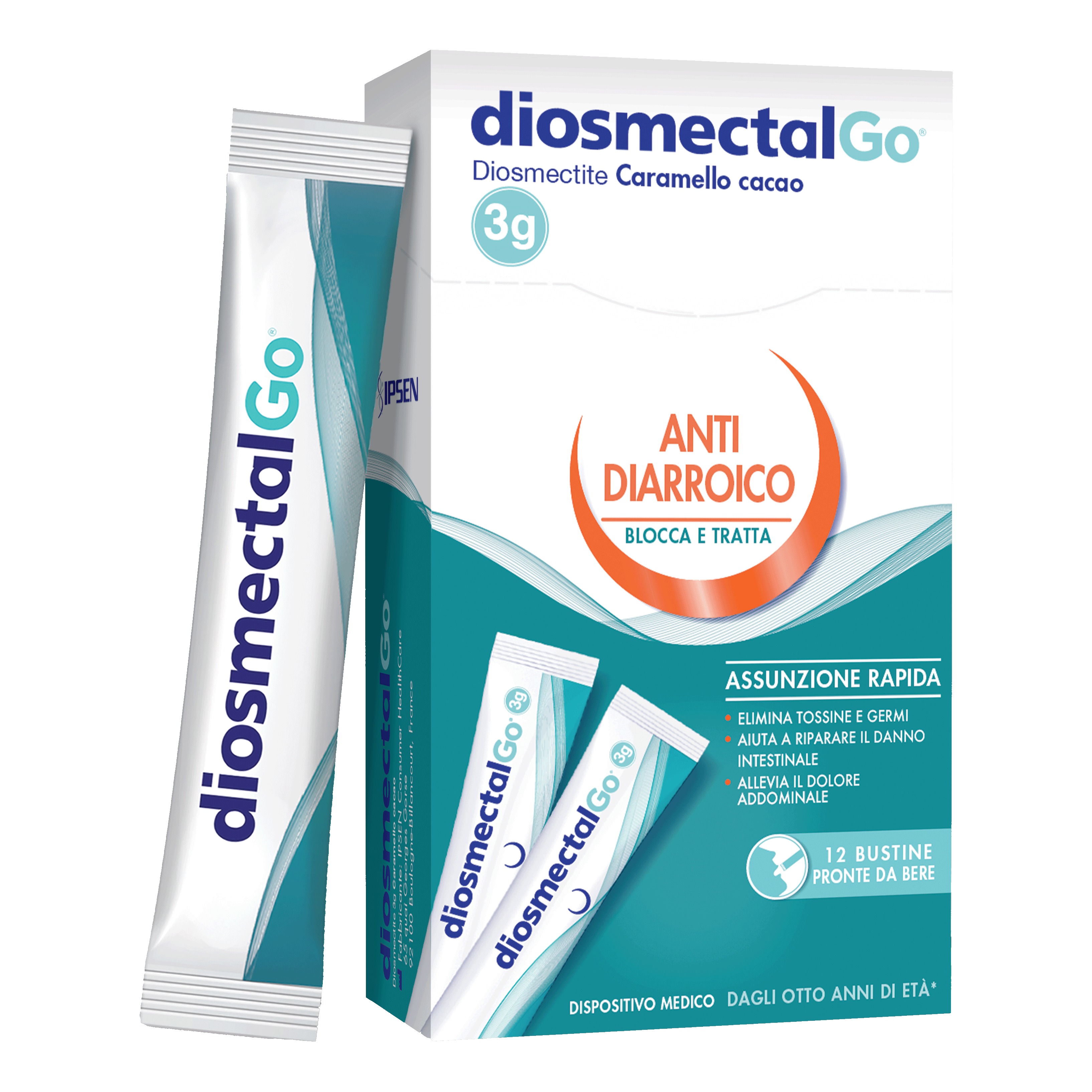 Pdmtobemaintained Diosmectalgo Caramello Cacao Stick 12 Pz Polvere Per Soluzione Orale - Immagine 4