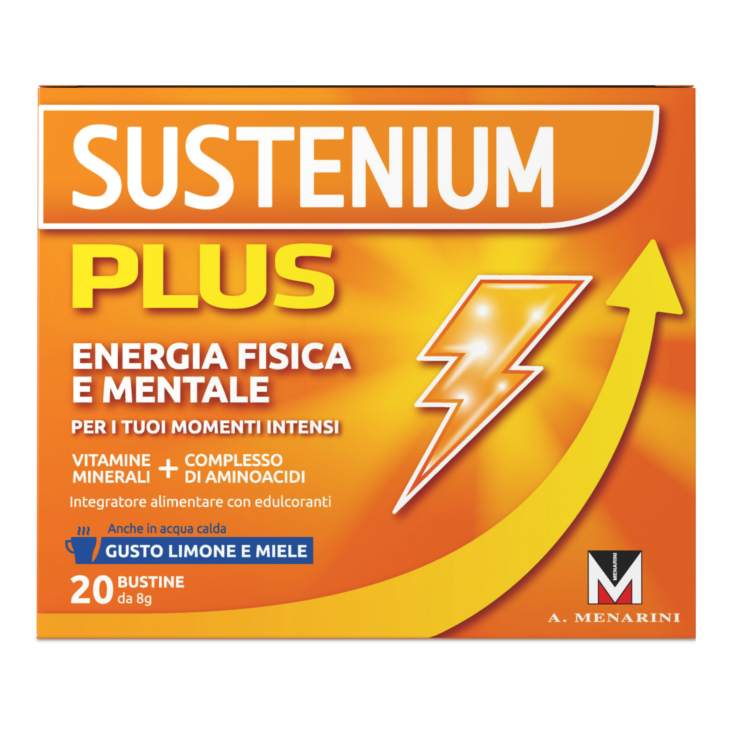 Menarini Sustenium Plus Bustine Gusto Limone E Miele 160 G Polvere Per Soluzione Orale Bambino - Immagine 6