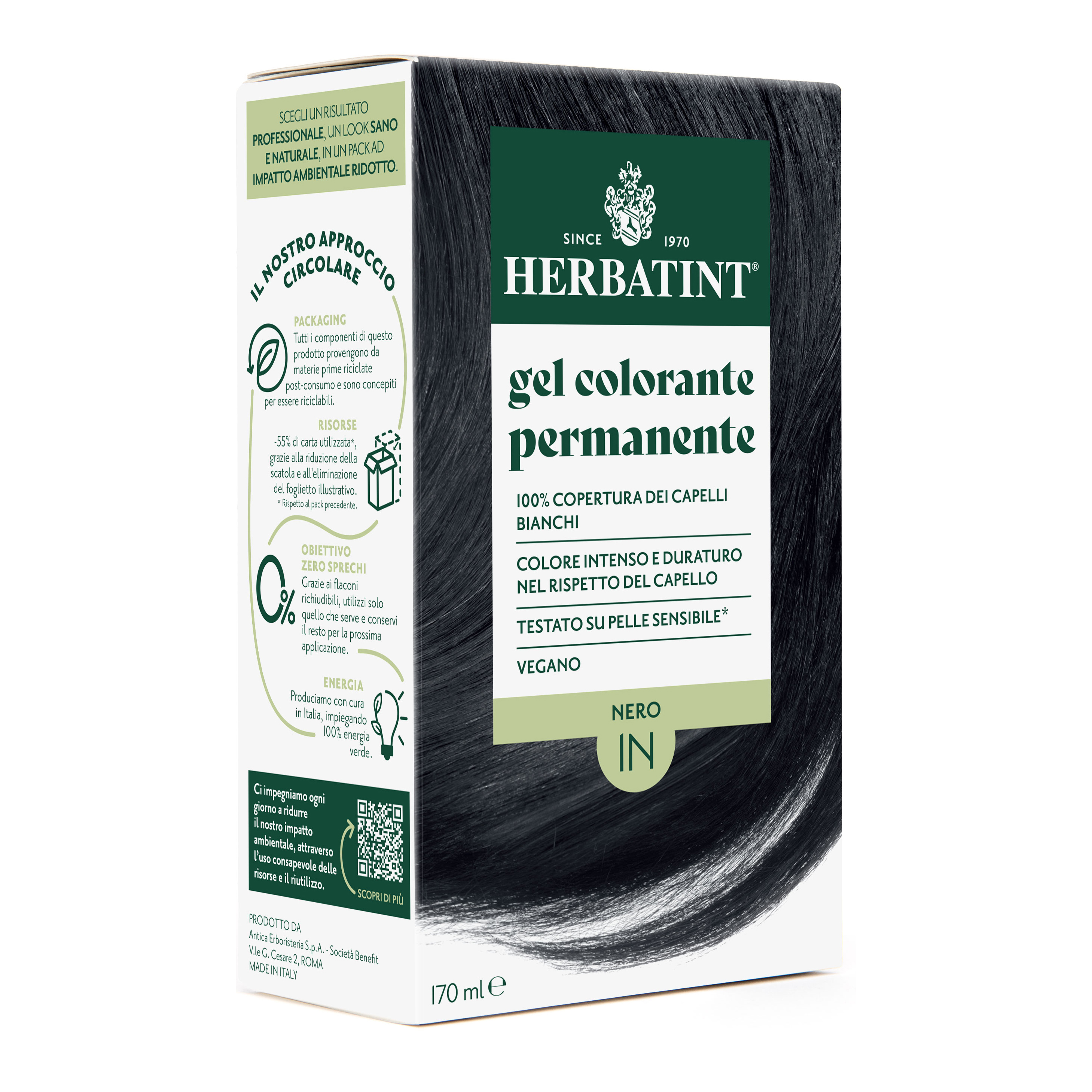 Herbatint Nero 1N 135Ml - Immagine 4