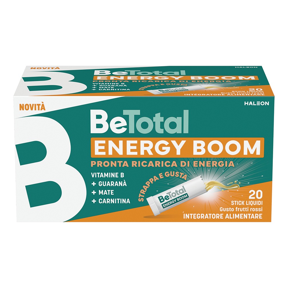 BETOTAL ENERGY BOOM 20STICK- scadenza prodotto 12/26