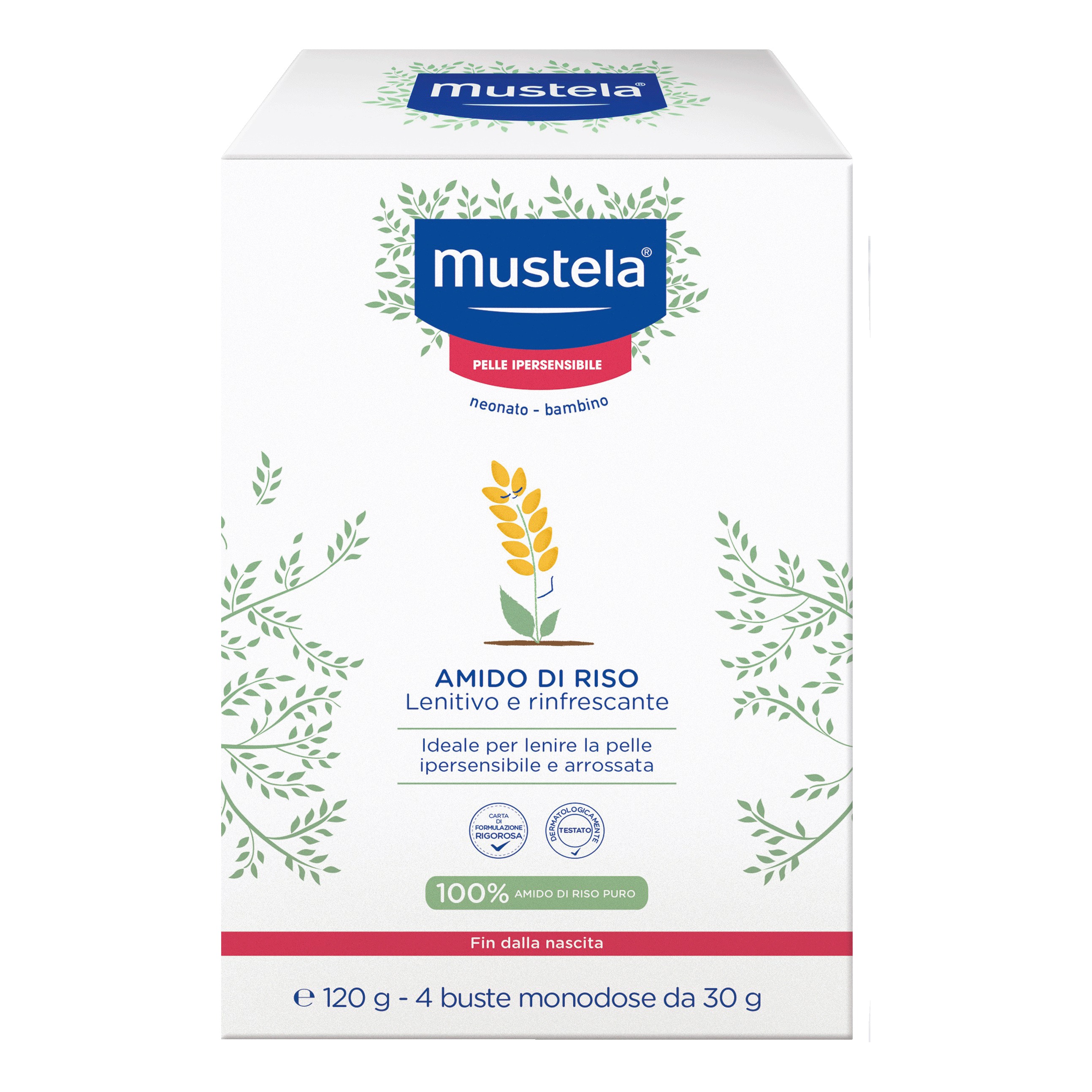 Mustela Amido Di Riso 4 Bustine Monodose Da 30 Gr - Immagine 6