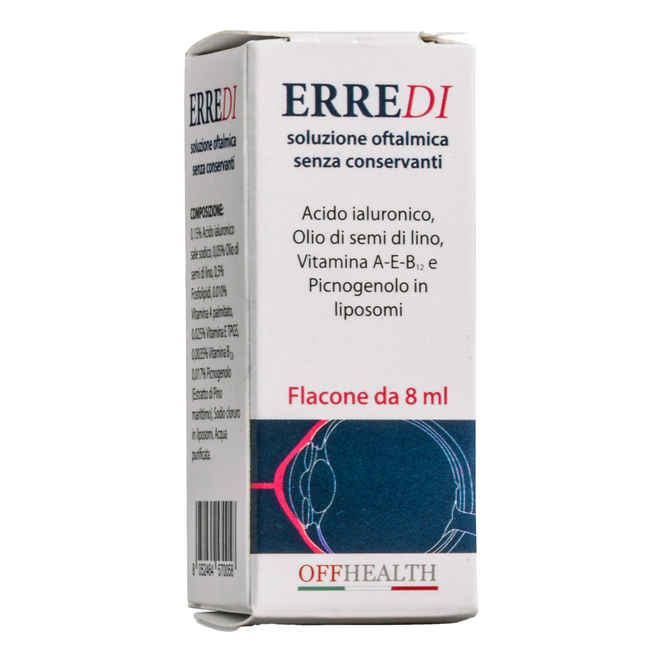 Offhealth Spa Soluzione Oftalmica Erredi Senza Conservanti 10 Ml - Immagine 3