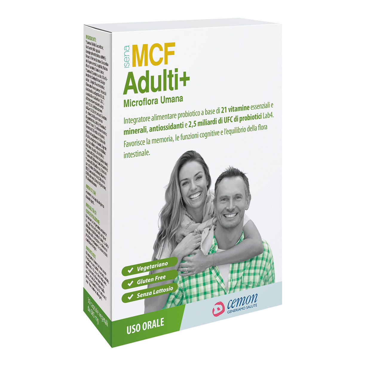 Cemon Mcf Adulti+ Integratore Per Funzioni Cognitive E Benessere Intestinale 30 Capsule Vegetali - Immagine 4